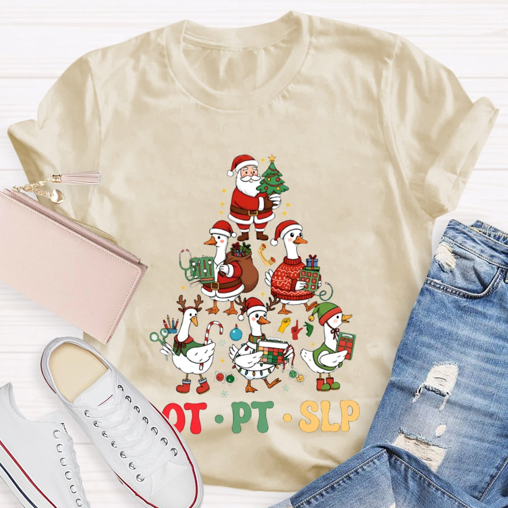 Slp Speech Language Pathologist Christmas Vibes T-shirt