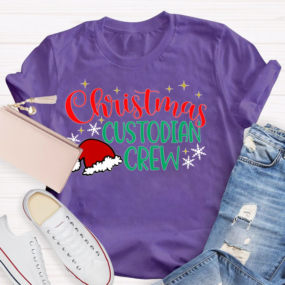 Christmas Custodian Crew T-shirt