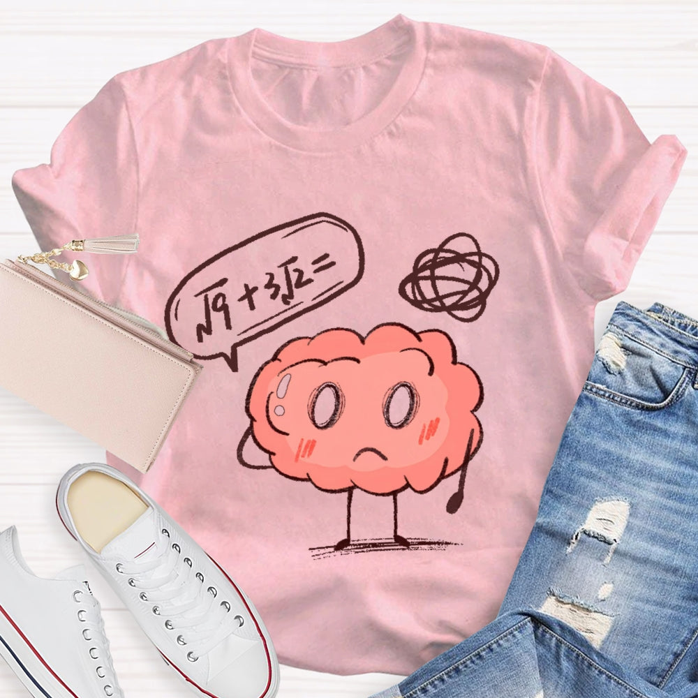 Math Teacher Cute Pattern T-shirt