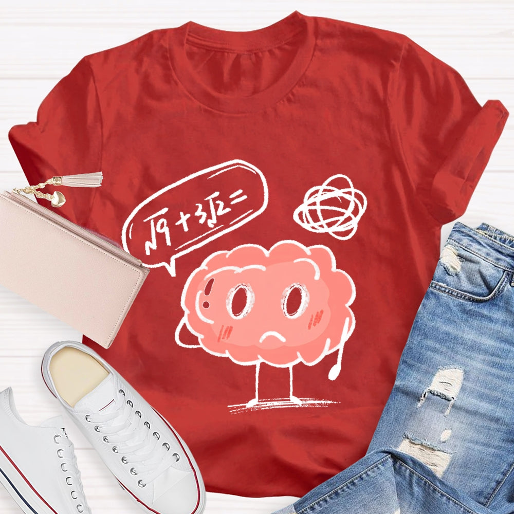 Math Teacher Cute Pattern T-shirt