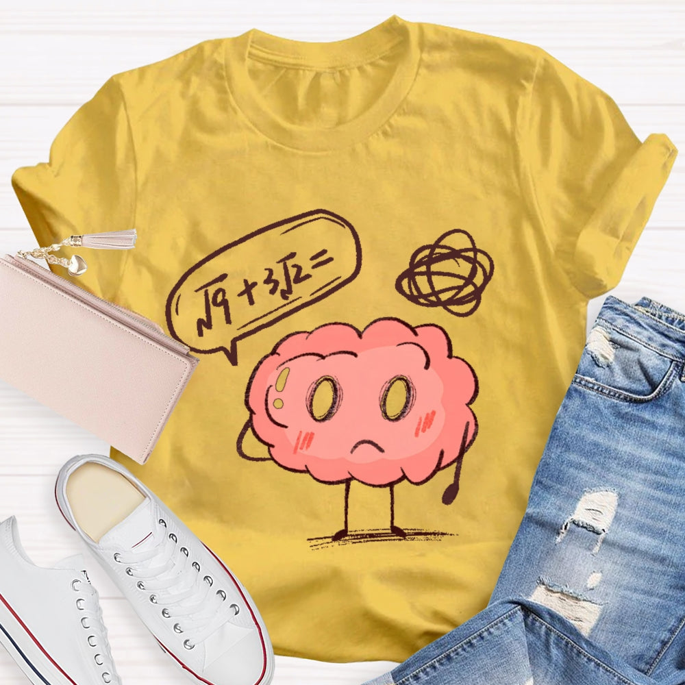 Math Teacher Cute Pattern T-shirt