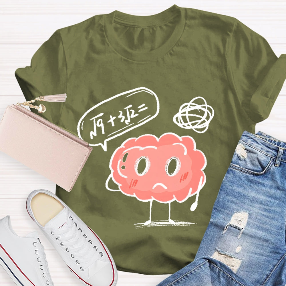 Math Teacher Cute Pattern T-shirt