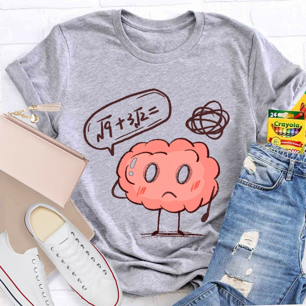 Math Teacher Cute Pattern T-shirt