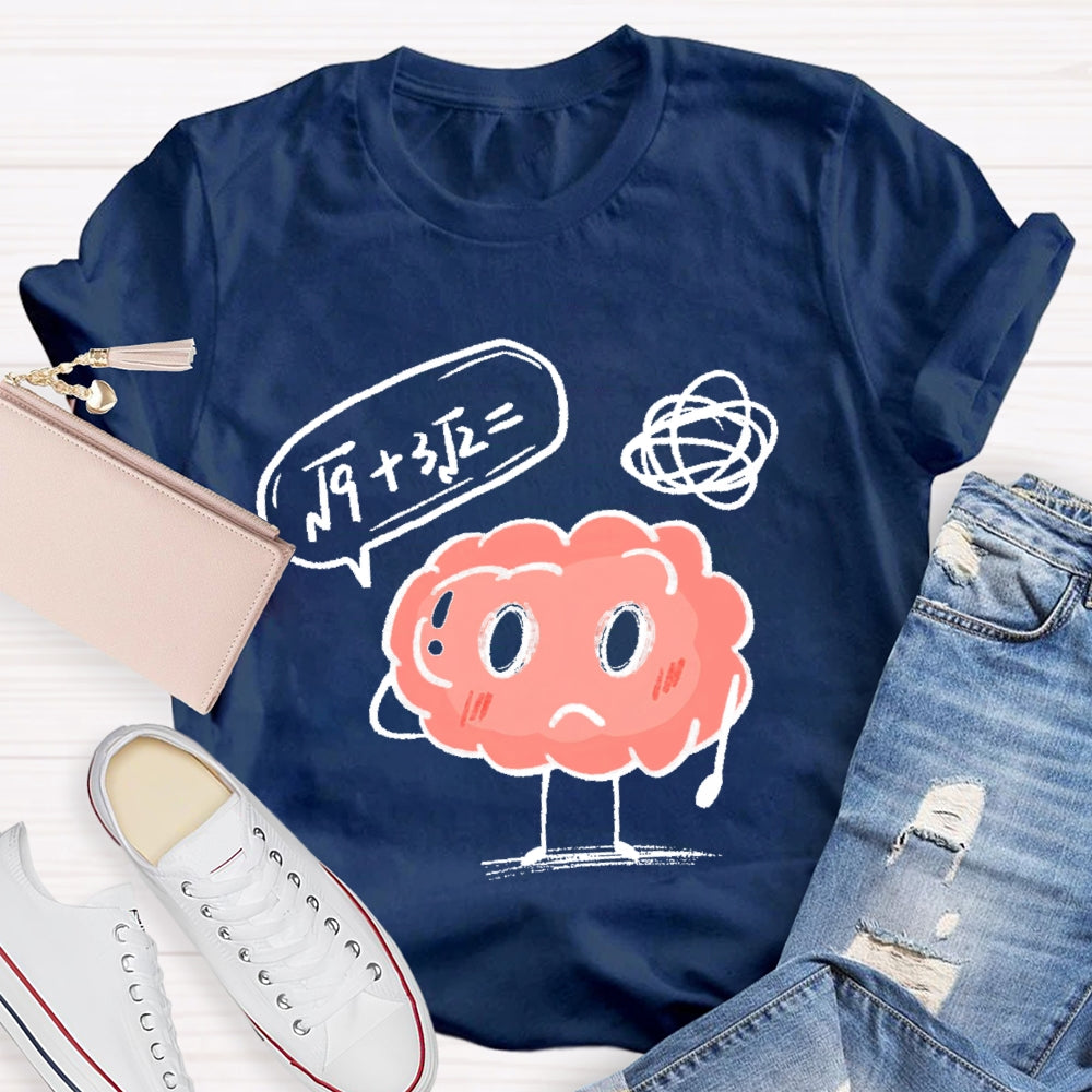 Math Teacher Cute Pattern T-shirt