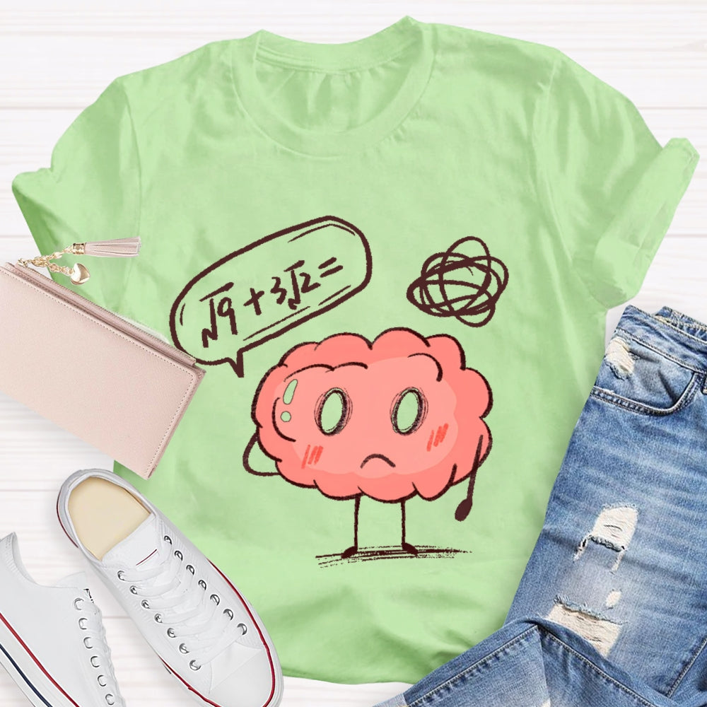 Math Teacher Cute Pattern T-shirt