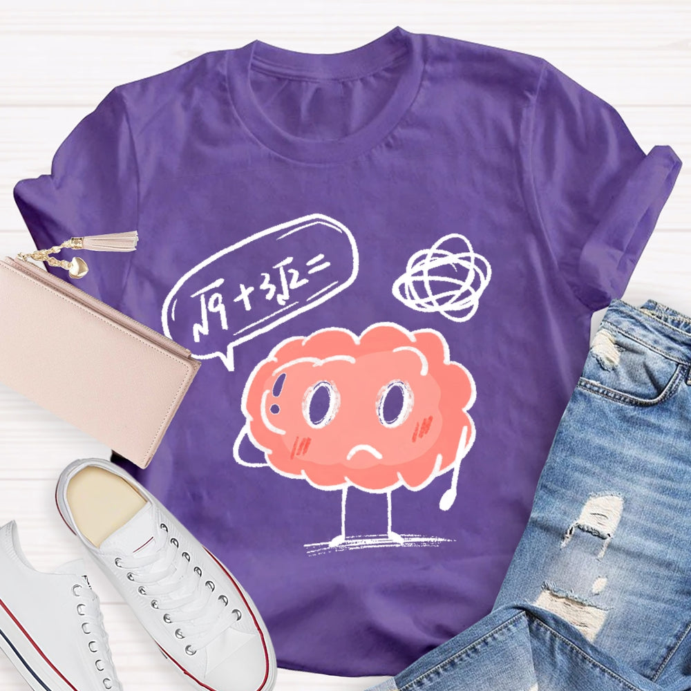 Math Teacher Cute Pattern T-shirt