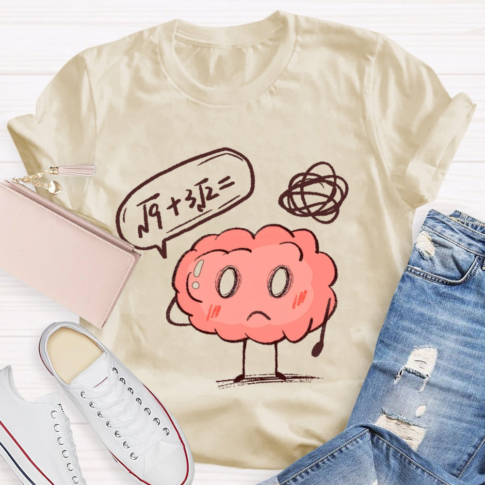 Math Teacher Cute Pattern T-shirt
