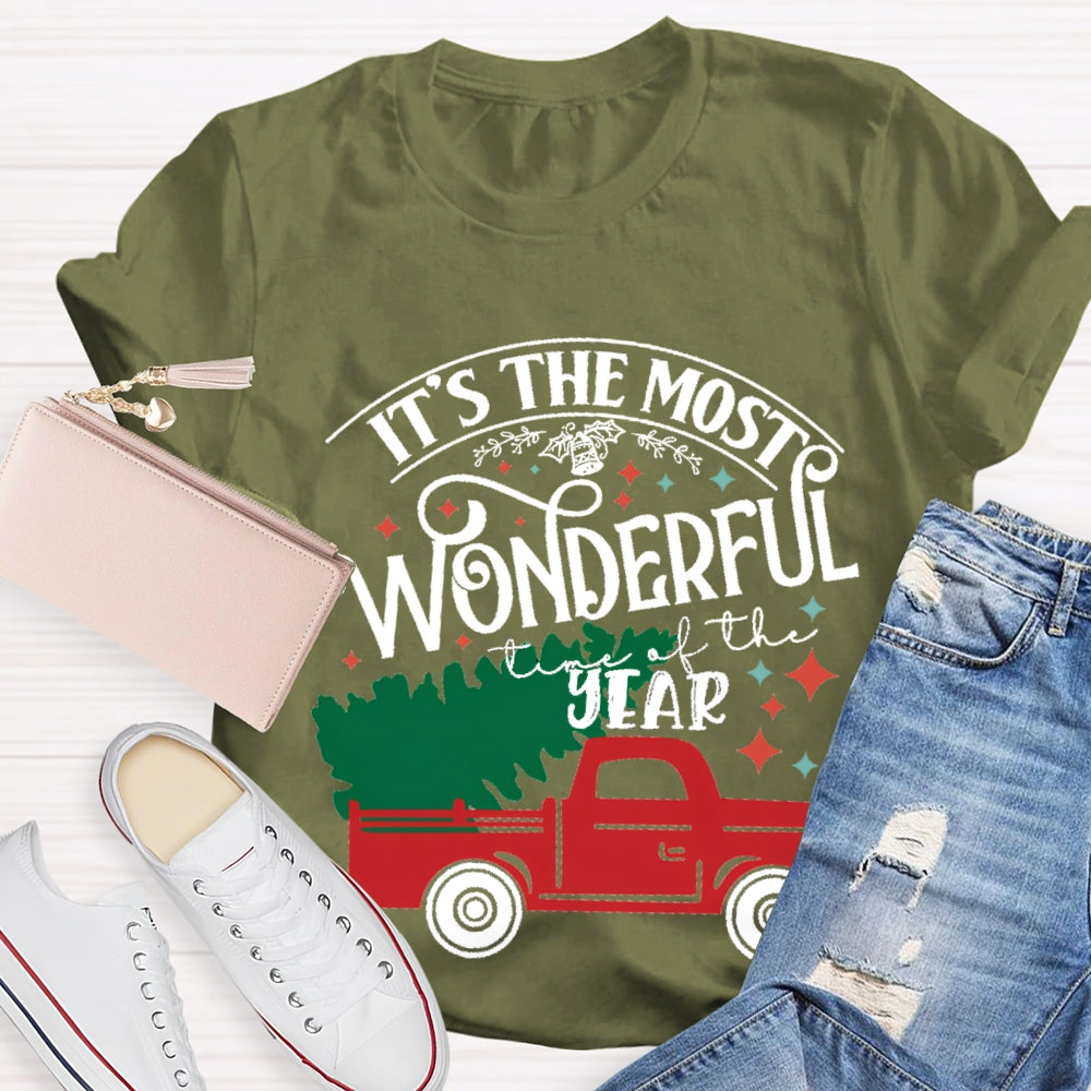 It'S The Most Wonderful Time Of The Year Christmas Tree T-Shirt
