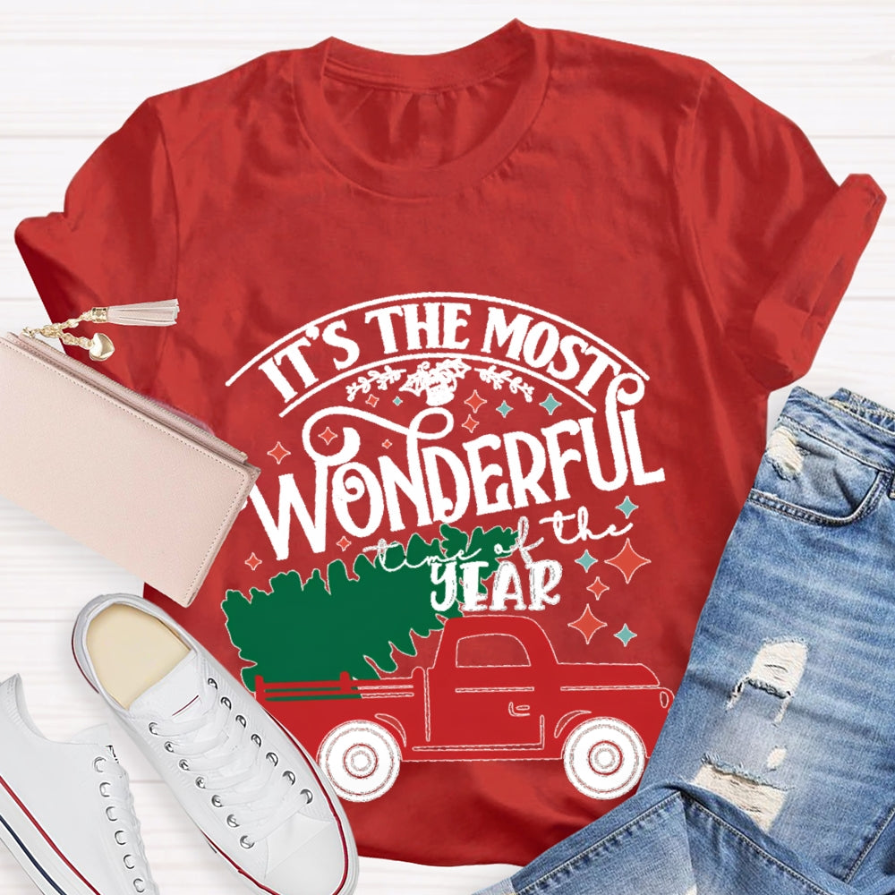 It'S The Most Wonderful Time Of The Year Christmas Tree T-Shirt