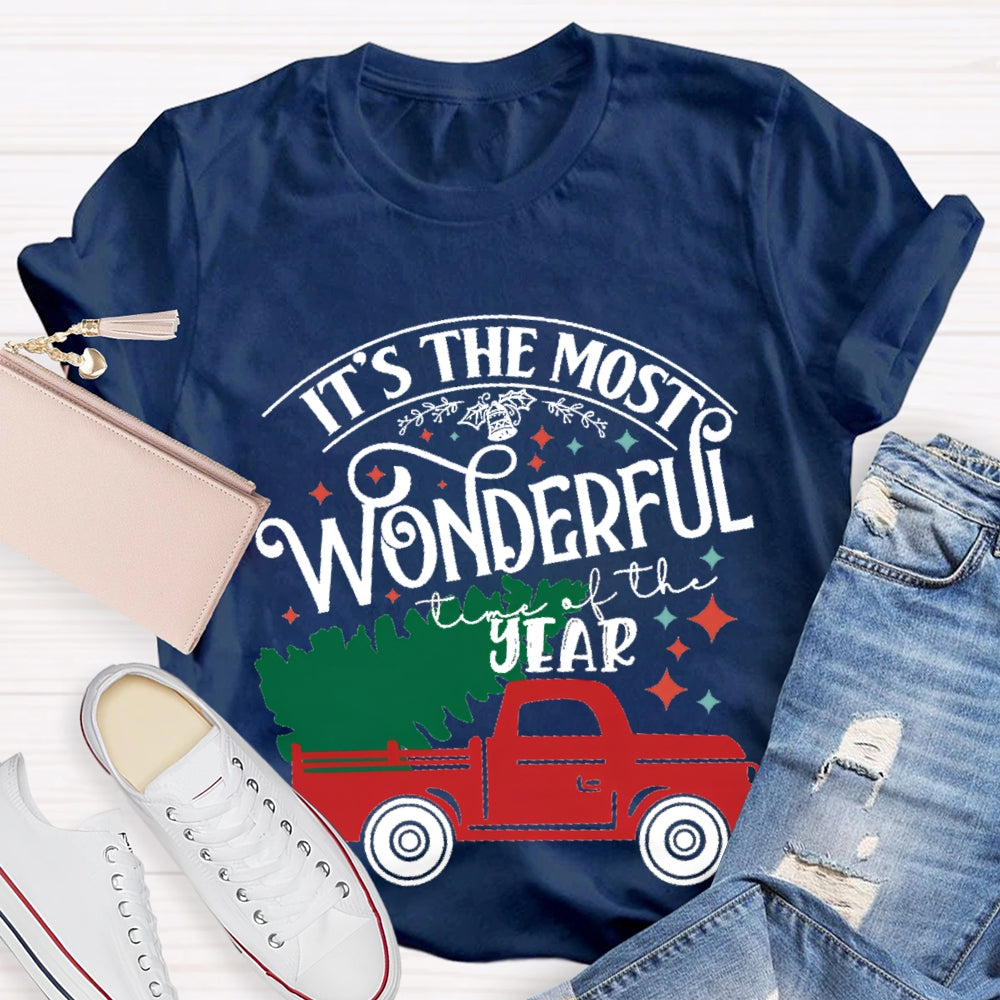 It'S The Most Wonderful Time Of The Year Christmas Tree T-Shirt