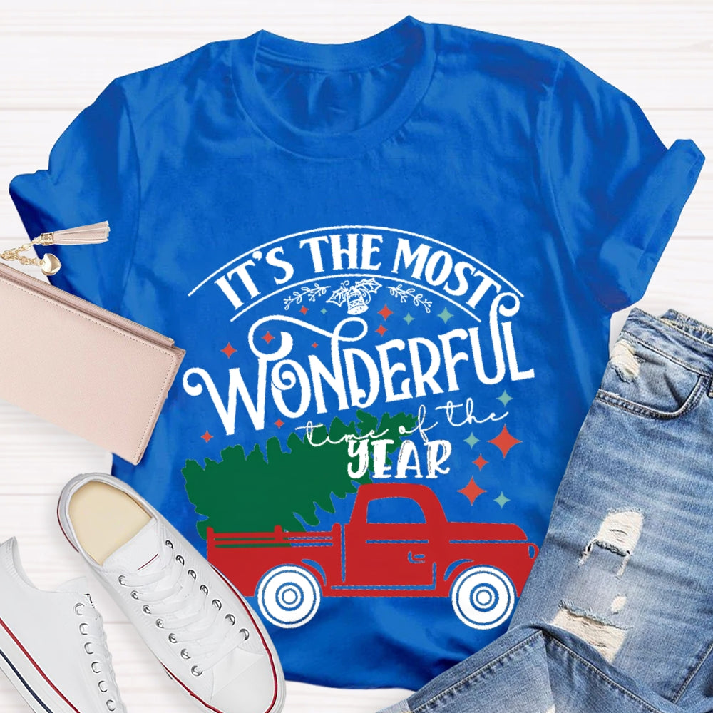 It'S The Most Wonderful Time Of The Year Christmas Tree T-Shirt