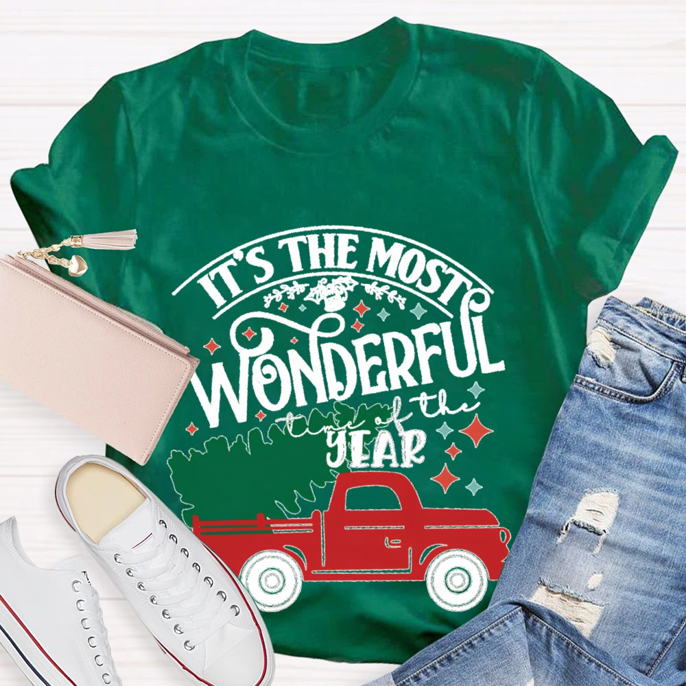 It'S The Most Wonderful Time Of The Year Christmas Tree T-Shirt
