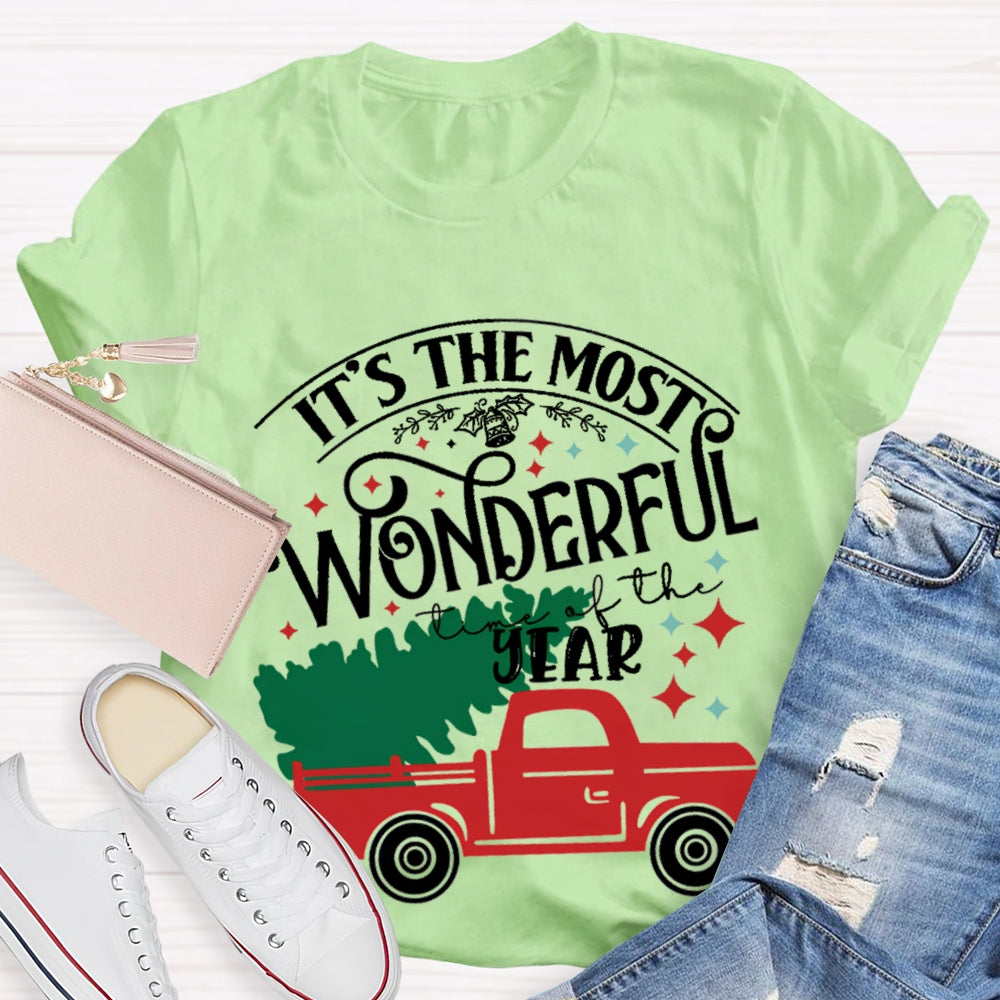 It'S The Most Wonderful Time Of The Year Christmas Tree T-Shirt
