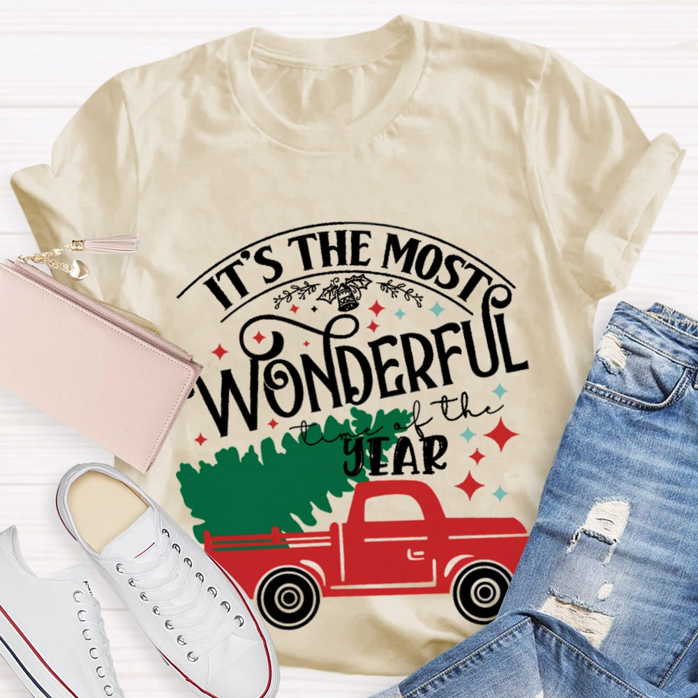 It'S The Most Wonderful Time Of The Year Christmas Tree T-Shirt