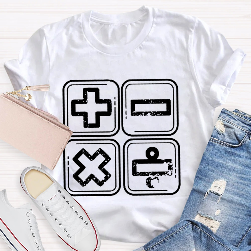 Mathematical Operators T-shirt