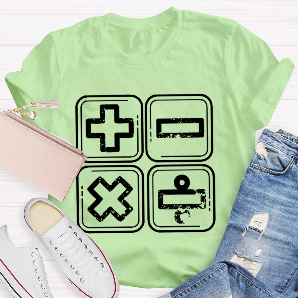 Mathematical Operators T-shirt