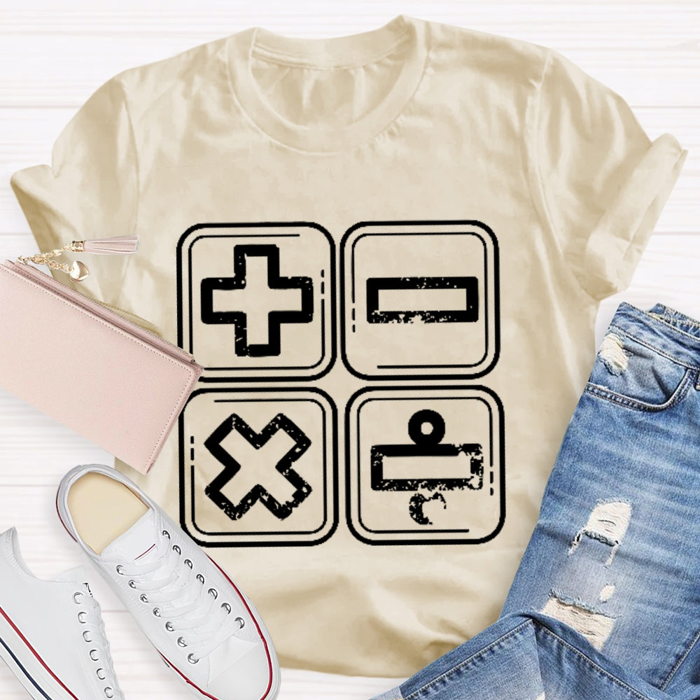 Mathematical Operators T-shirt