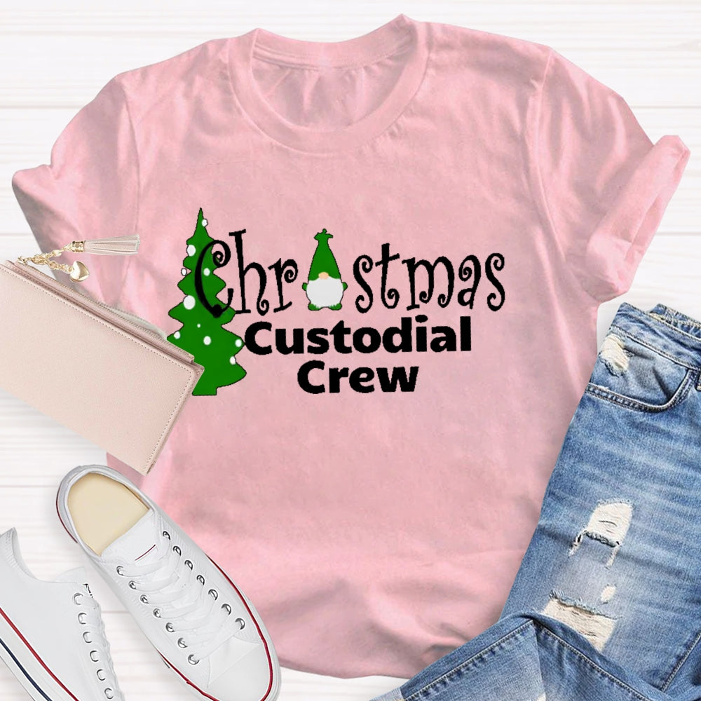 Christmas Custodian Crew T-shirt