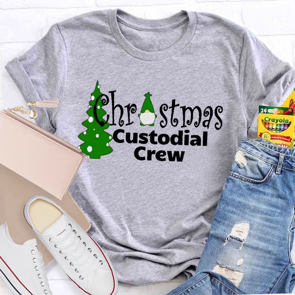 Christmas Custodian Crew T-shirt