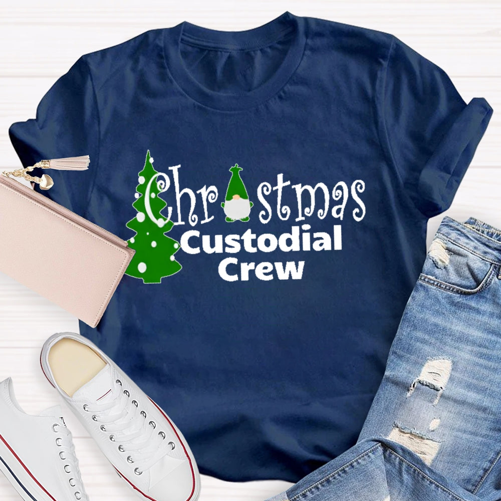 Christmas Custodian Crew T-shirt