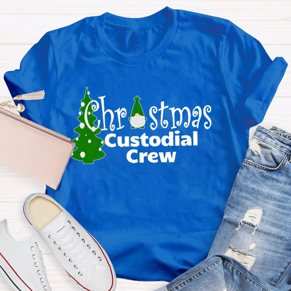 Christmas Custodian Crew T-shirt