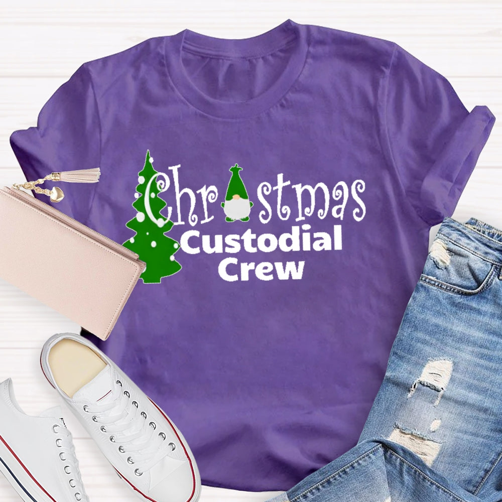 Christmas Custodian Crew T-shirt