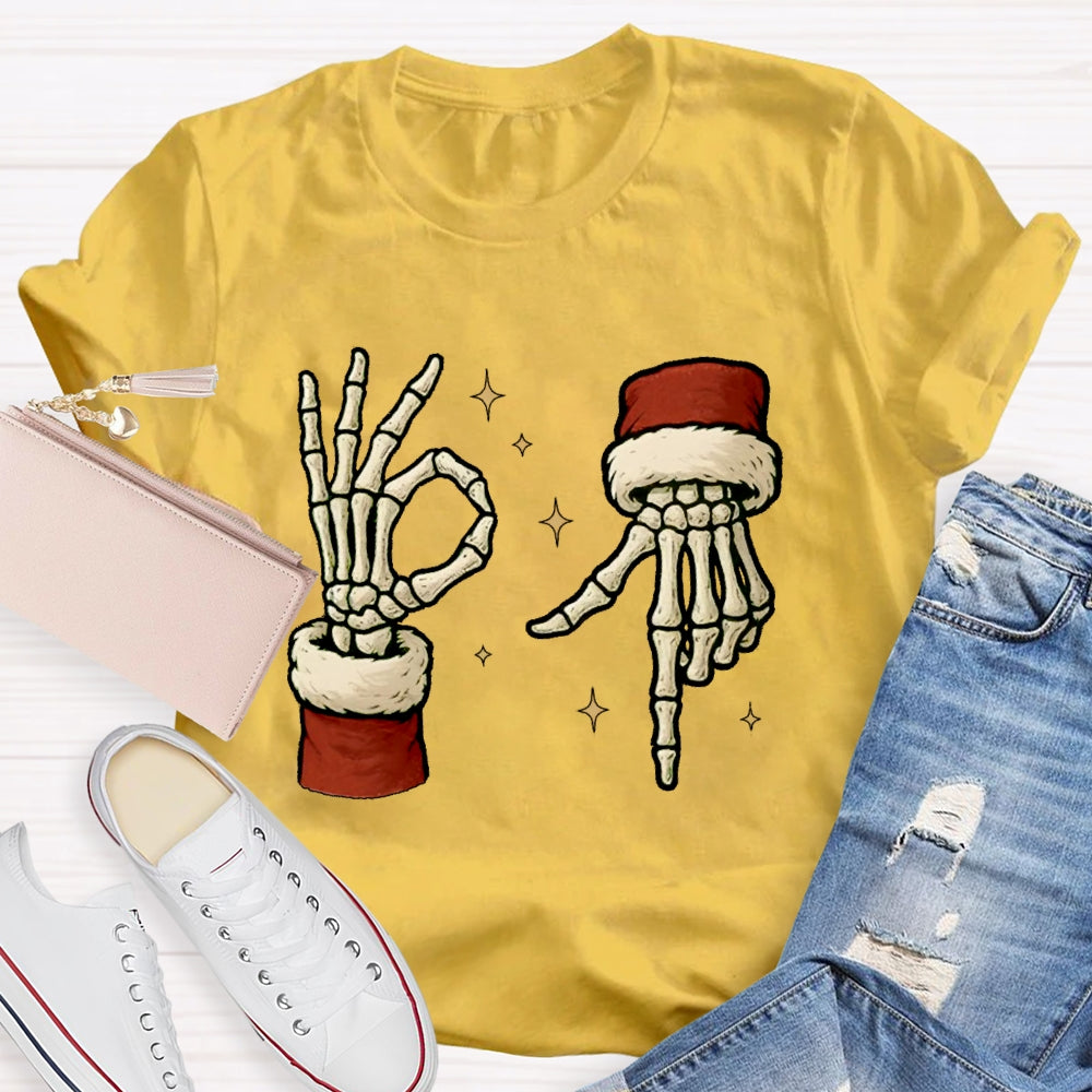 Six Seven Skeleton Hands T-shirt