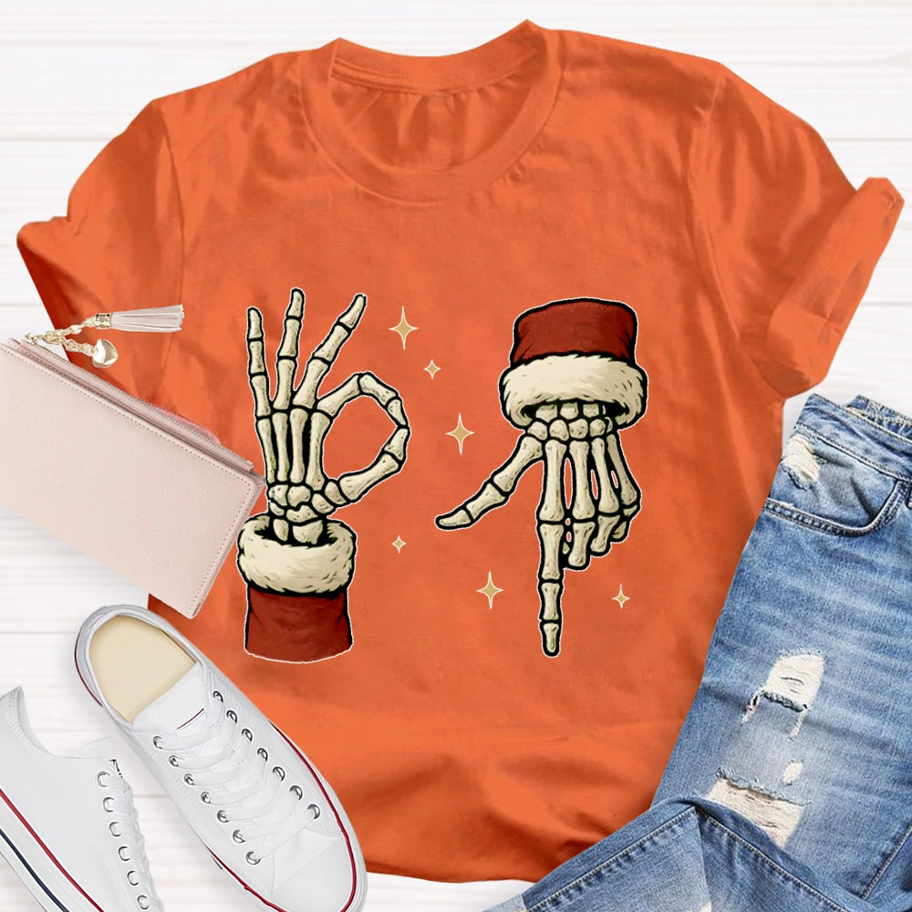 Six Seven Skeleton Hands T-shirt
