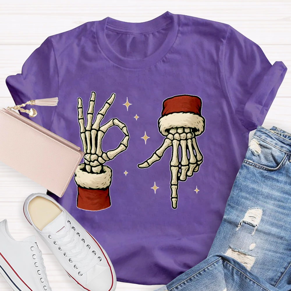 Six Seven Skeleton Hands T-shirt