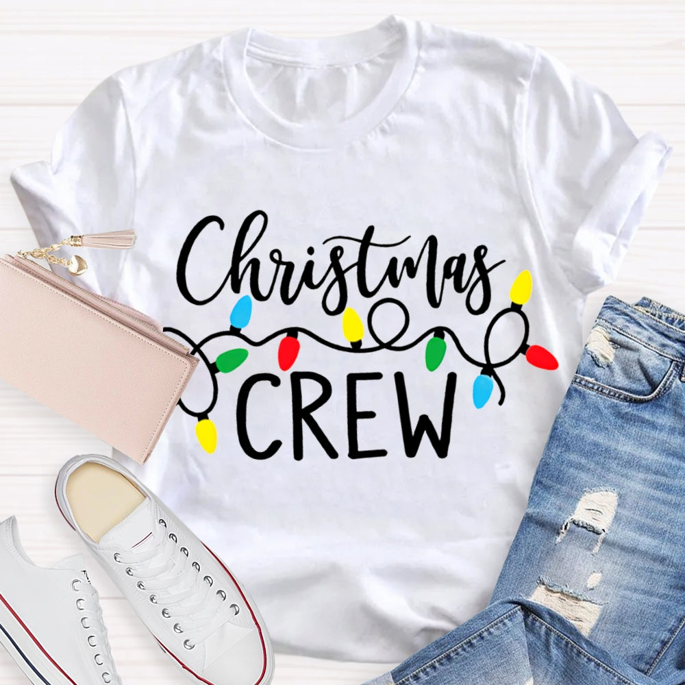 Christmas Crew Christmas Atmosphere Lights T-shirt