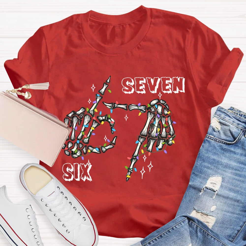 Haunted By 6-7 Christmas Atmosphere Lights T-shirt