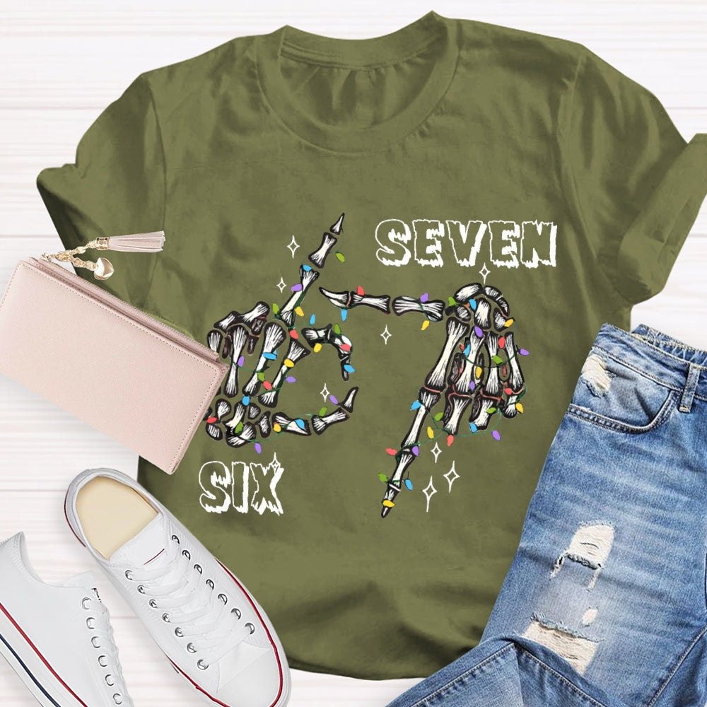 Haunted By 6-7 Christmas Atmosphere Lights T-shirt