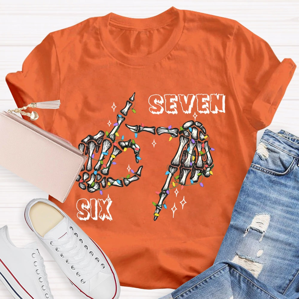 Haunted By 6-7 Christmas Atmosphere Lights T-shirt