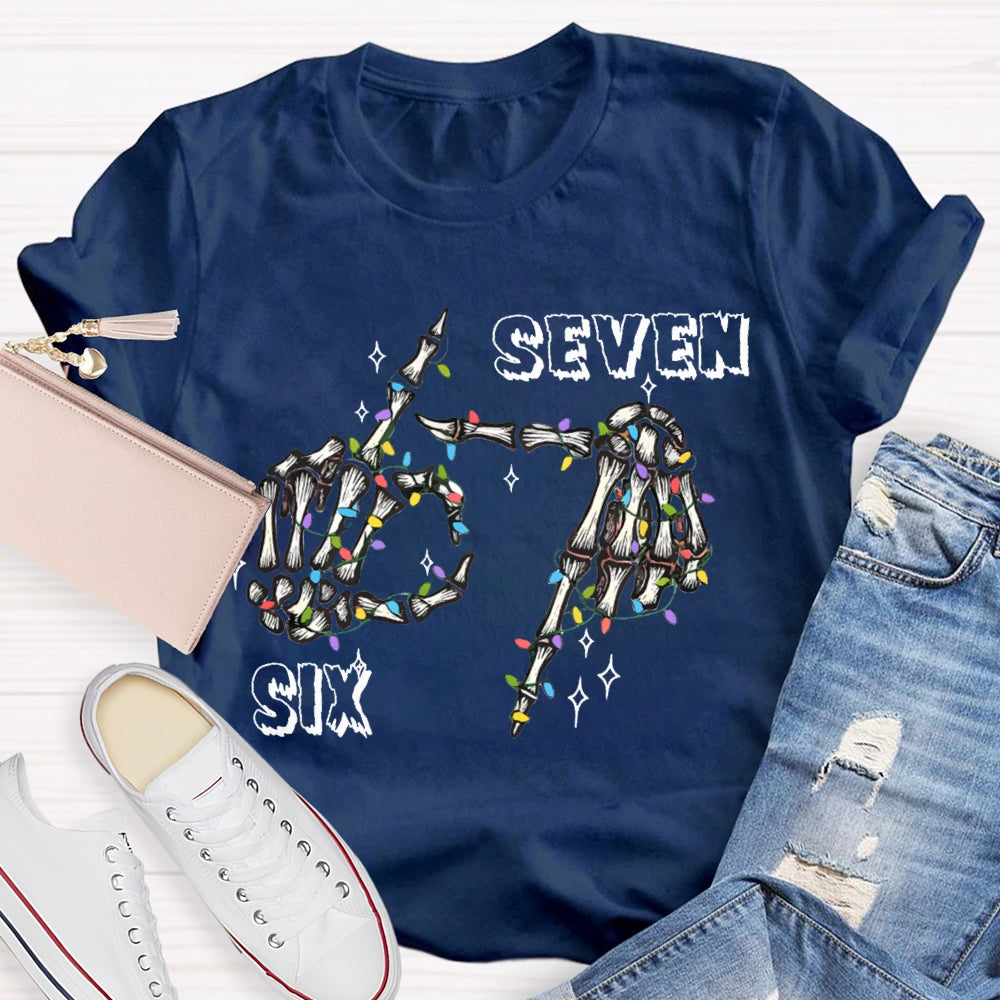 Haunted By 6-7 Christmas Atmosphere Lights T-shirt