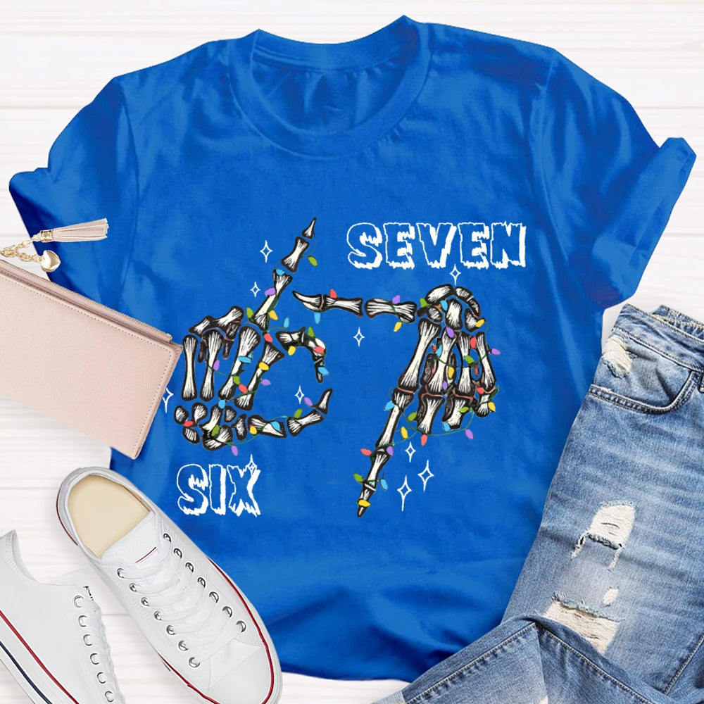 Haunted By 6-7 Christmas Atmosphere Lights T-shirt