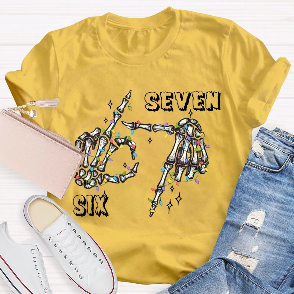 Haunted By 6-7 Christmas Atmosphere Lights T-shirt