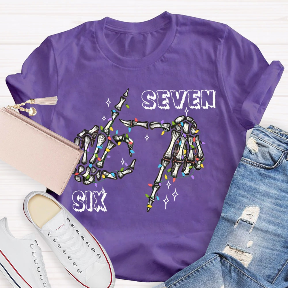 Haunted By 6-7 Christmas Atmosphere Lights T-shirt