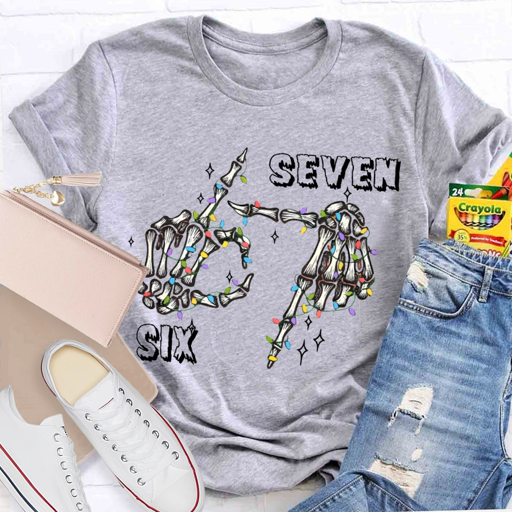 Haunted By 6-7 Christmas Atmosphere Lights T-shirt