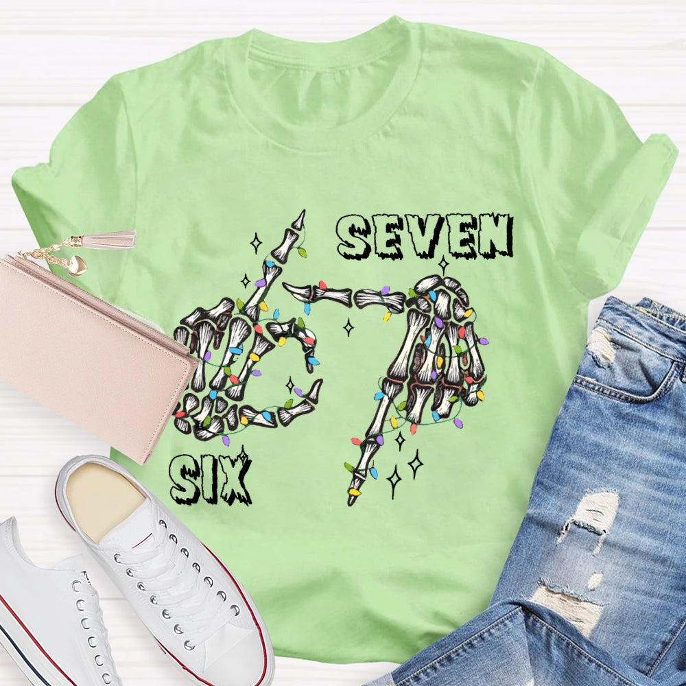 Haunted By 6-7 Christmas Atmosphere Lights T-shirt