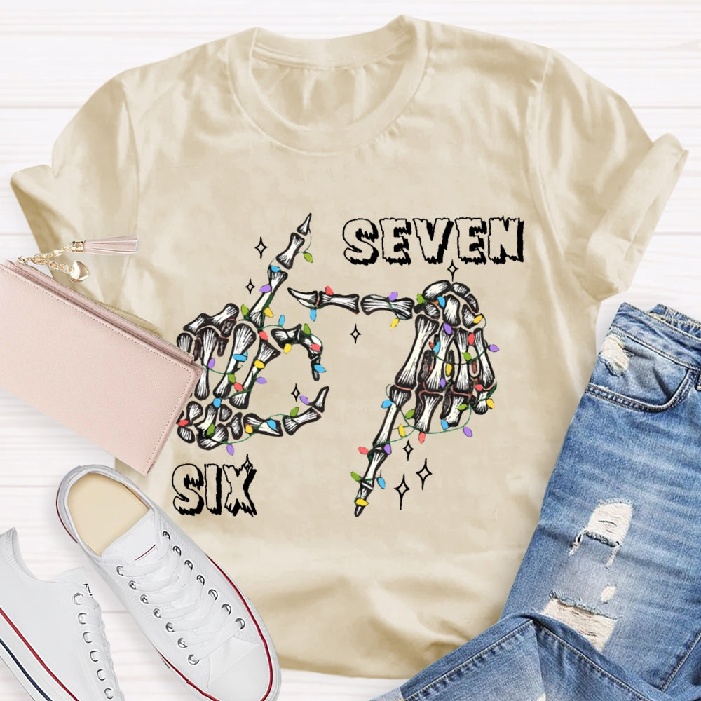 Haunted By 6-7 Christmas Atmosphere Lights T-shirt