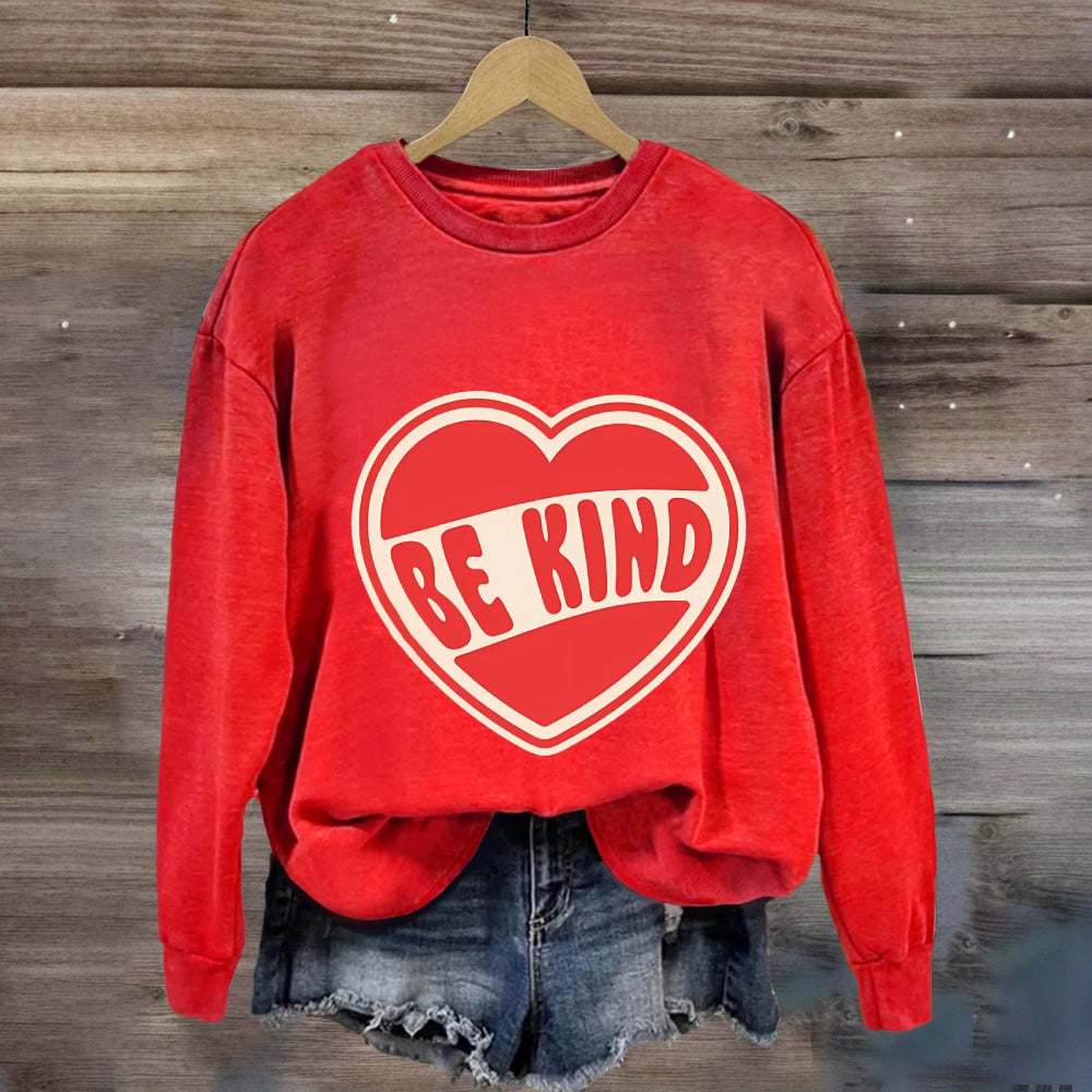Be Kind With Heart Sweatshirt