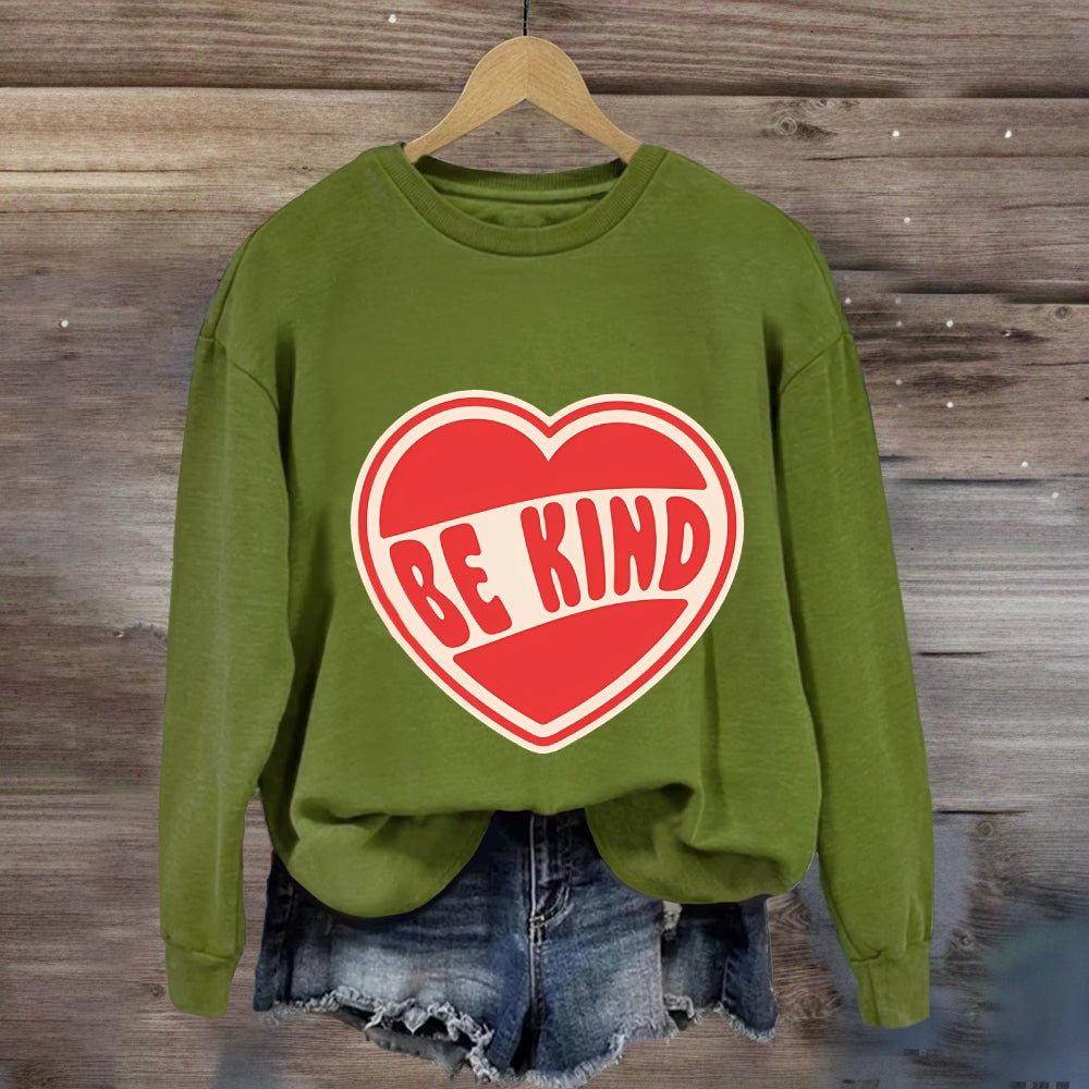 Be Kind With Heart Sweatshirt