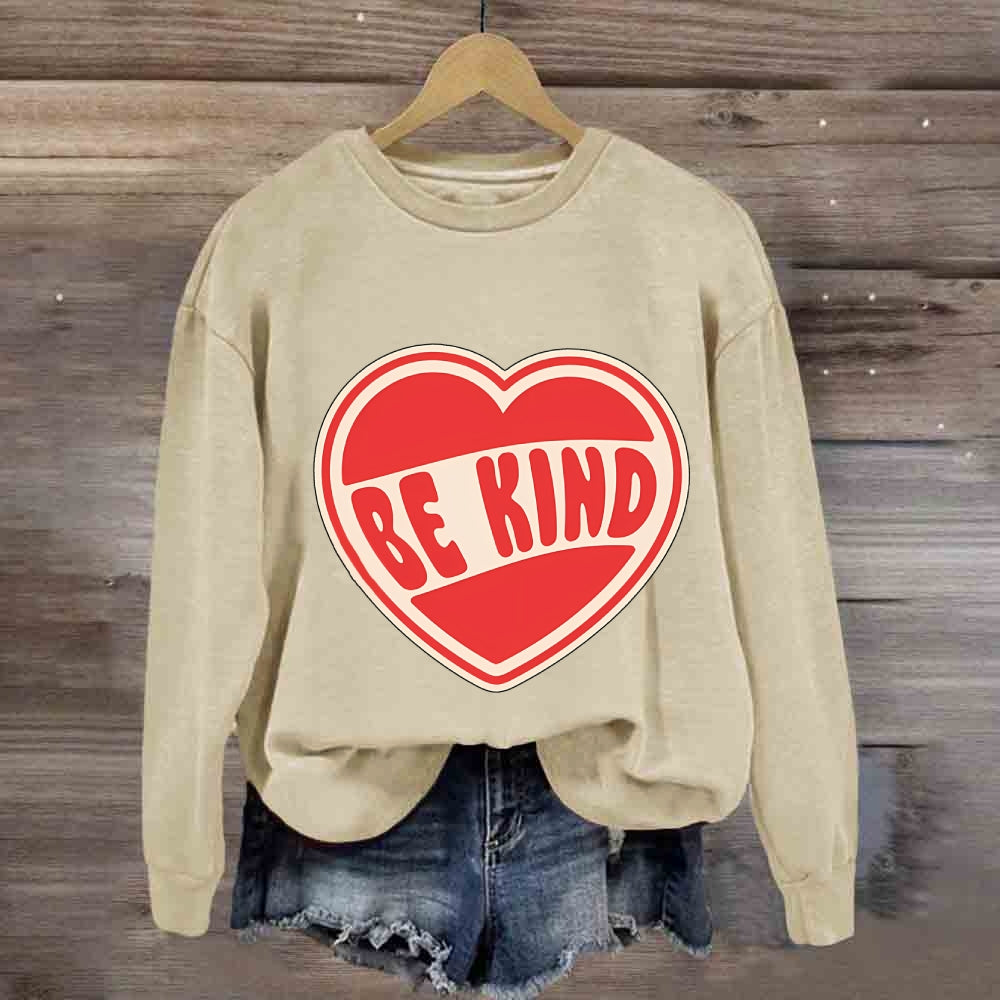 Be Kind With Heart Sweatshirt