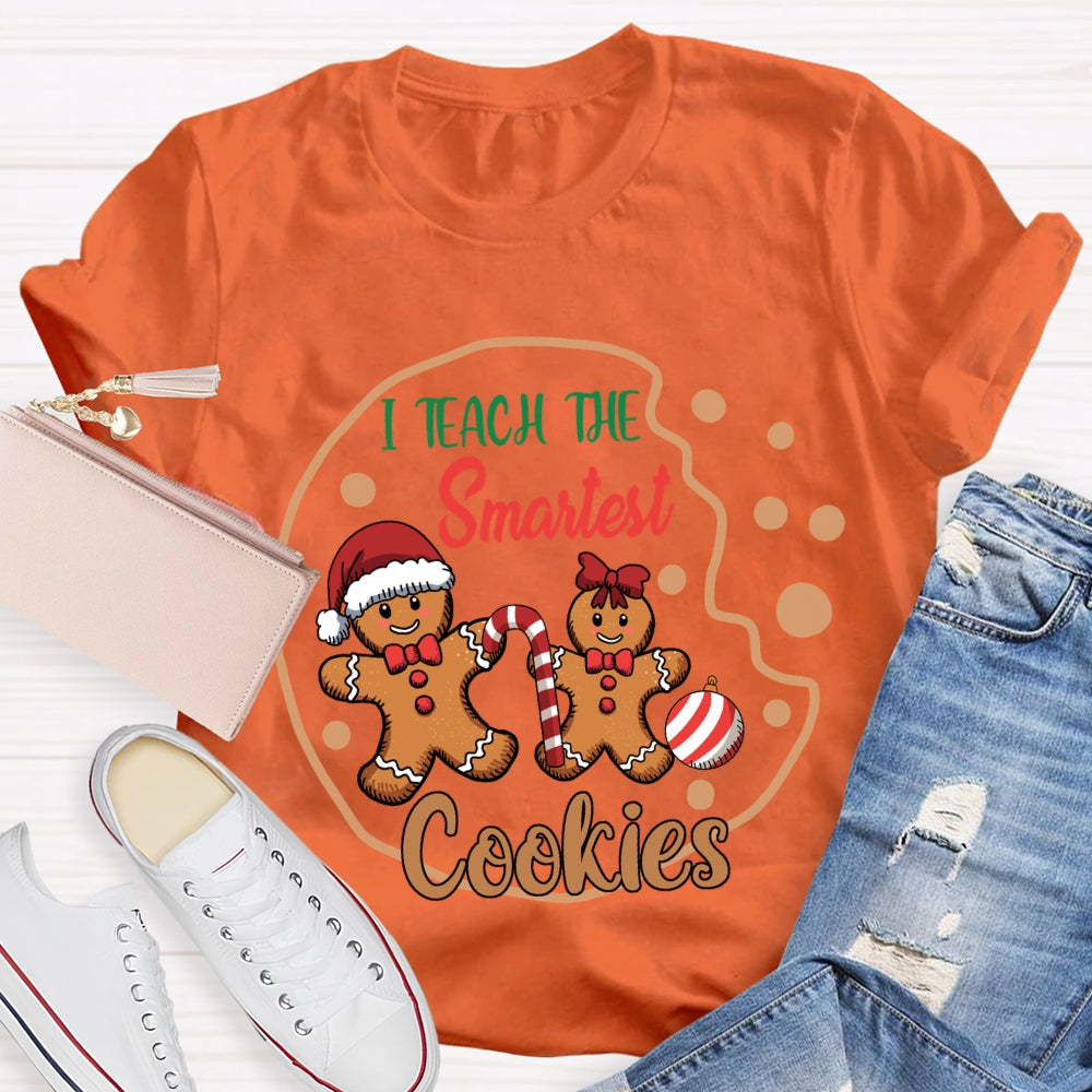 I Teach The Smartest Cookies Christmas Bear Cookies T-shirt