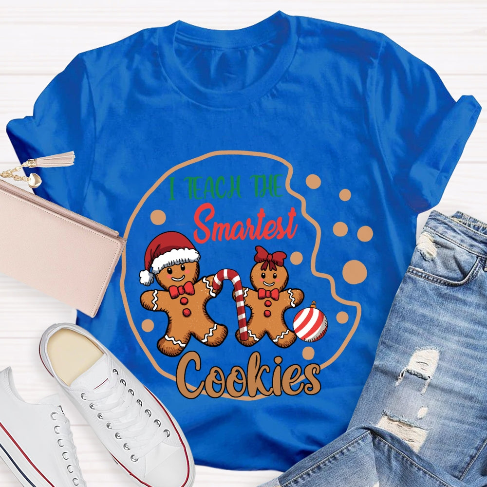 I Teach The Smartest Cookies Christmas Bear Cookies T-shirt