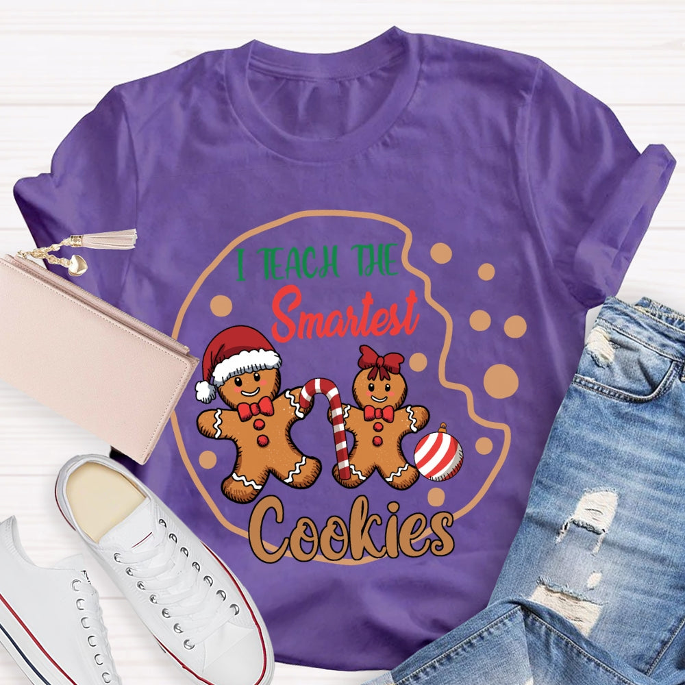 I Teach The Smartest Cookies Christmas Bear Cookies T-shirt