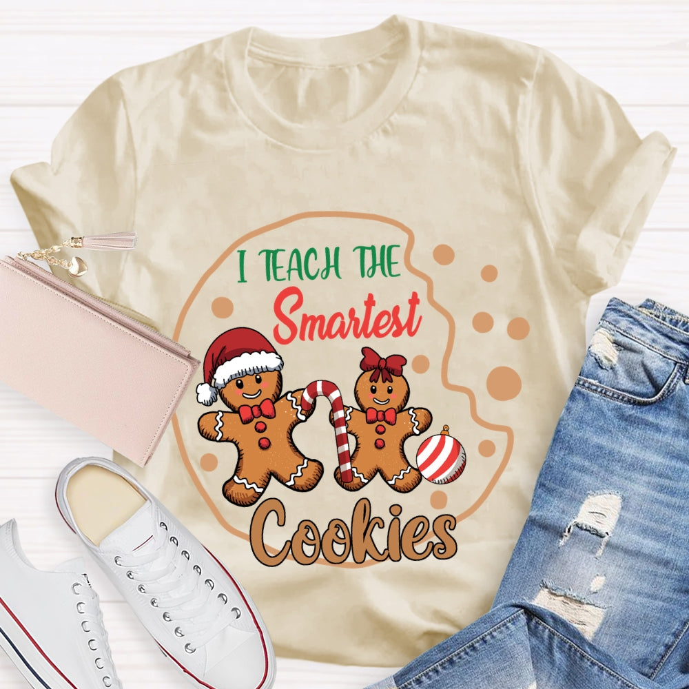 I Teach The Smartest Cookies Christmas Bear Cookies T-shirt