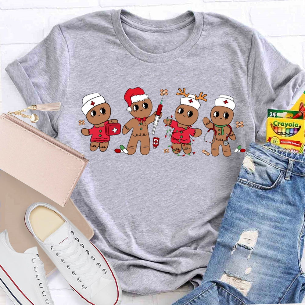 School Nurse Christmas Vibes T-shirt