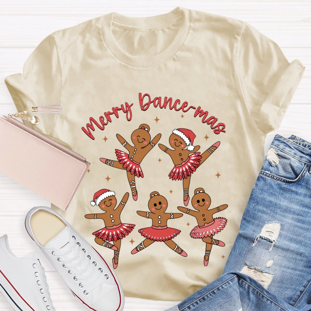 Merry Dancemas Christmas And Dancing Christmas Bear Dance Teacher T-shirt