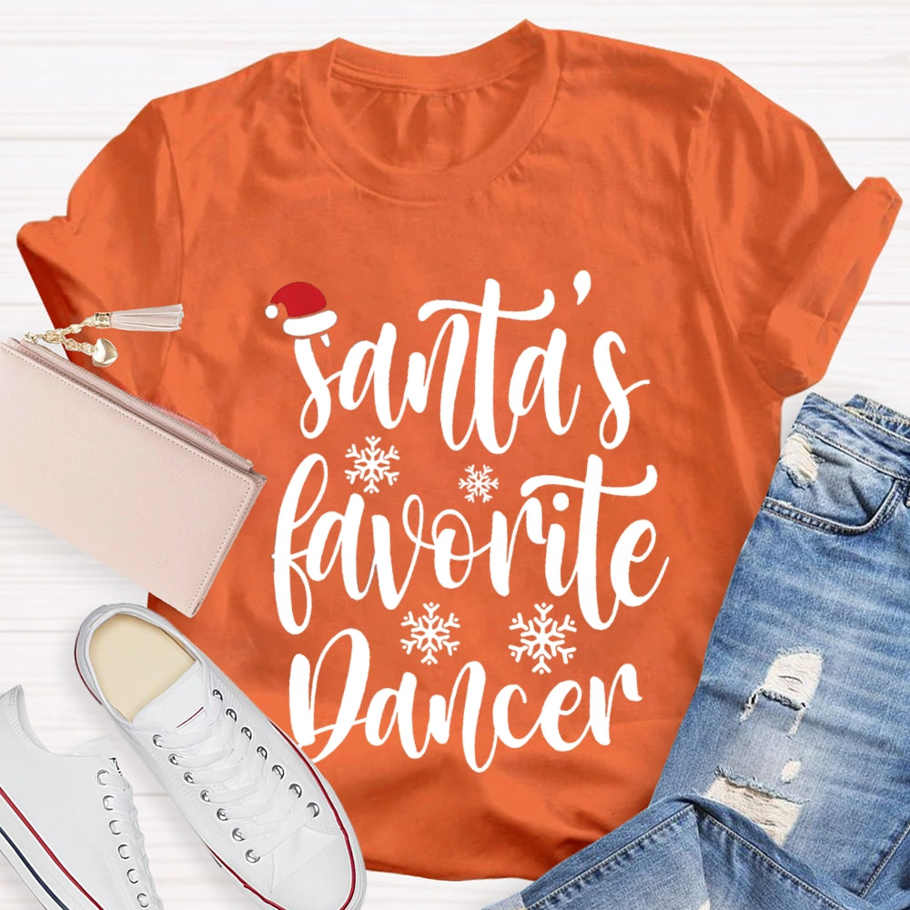 Santa's Favorite Dancer T-shirt